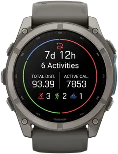 Garmin Fenix 9 51 mm titaani- ja kivenharmaa urheilukello - 4