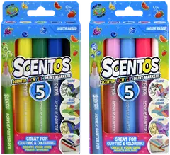 Scentos tuoksuvat akryylimaalitussit 5 kpl - 2
