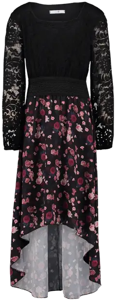Hailys tyttöjen mekko Ho44lli - 8494 burgundy flower - 1