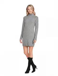 House naisten neulemekko soft 213H264003 - grey - 3