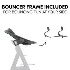 Hauck sitteri Alpha Bouncer Premium tummanharmaa - 14