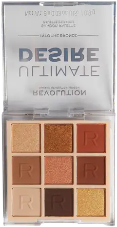 Makeup Revolution Ultimate Desire Palette Into The Bronze luomiväri 9 eri sävyä 8,1g - Bronze - 3