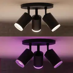 Philips Hue Fugato -kohdevalaisin 4.2W 2000-6500K 1200LM musta - 7