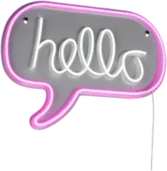 Trio seinävalaisin Hello led neonkyltti usb-käyttöinen - 2