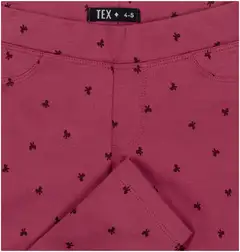 TEX lasten leggingsit perhonen I993847 - merlot - 3