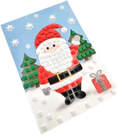 J.K. Primeco mosaiikkimaalaus A5 Joulupukki - 3