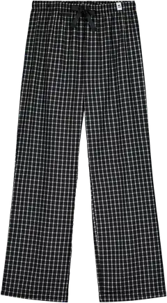 WKLY. naisten pyjamahousut 212W042634 - black check - 1
