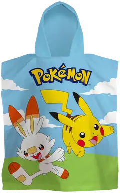 Pokemon lasten kylpyponcho 50x115 cm monivärinen - 1