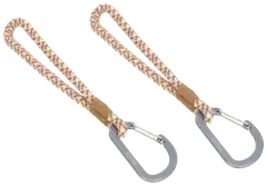 Lässig kassikoukut Cord beige/valkoinen 2 kpl - 2