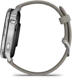Garmin älykello Venu 4 – 45 mm, hopeanvärinen ja hopeanharmaa silikonihihna - 7