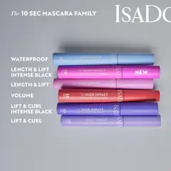 Isadora The 10 Sec High Impact Length & Lift Mascara 02 Intense Black 9 ml - 7