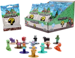 Jada Minecraft keräilyhahmot, 4 cm, metallia (die-cast), useita erilaisia, yllätyspussi, myydään yksittäin - 1