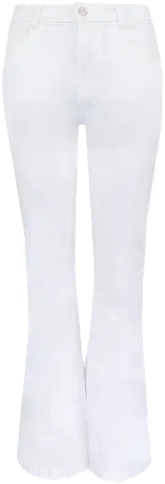 TEX naisten farkut bootcut I987005 - WHITE 1 - 1