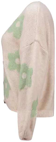 Hailys naisten neuletakki cd fl44ewer unf-3344 - beige/sage green - 2
