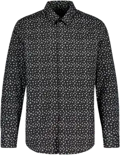 London Fog miesten kauluspaita SF Flower AOP2 - BLACK - 1