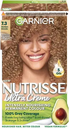 Garnier Nutrisse Ultra Creme 7.3 Golden Blonde Kullanvaalea kestoväri 1kpl - 2