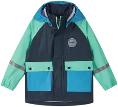 Lasten sadetakki Suihku - Navy - 1