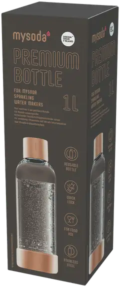 Mysoda Premium Copper 1.0L juomapullo - 2