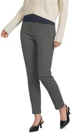 London Fog naisten jacquard-leggingsit 222L263309 - black grey aop - 1