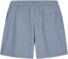 WKLY. miesten uimashortsit 192W042503 - Black/white - 2