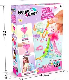 STYLE 4 EVER DIY 3kpl avaimenperäsetti - 3
