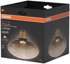 Osram LED-sisustuslamppu Decor Cracked Flat 3,5W E27 ruskea - 3