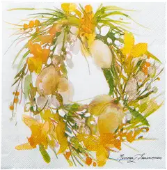 Havi Kevätseppele lautasliina 20kpl/33cm - 1