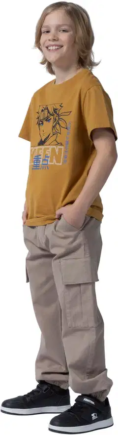 House lasten cargohousut 23PH032613 - BEIGE - 4