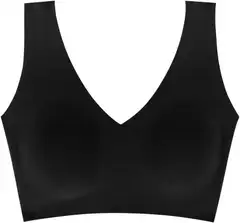 Dorina naisten bralette-liivi Airlite/Eco - BLACK - 1