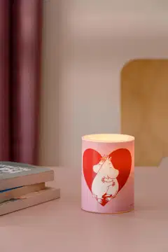 Muurla Led-kynttilä Muumi Sydän 10 cm - 4