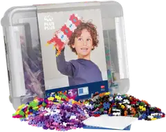 Plus-Plus 2400 palaa sekä säilytyslaatikko - 2