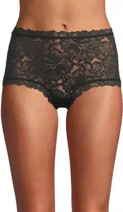 Actuelle naisten pitsihipsterit 210A332624 - Black - 1