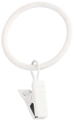 Ihanin verhorengas nipistimellä valkoinen 25/32mm 10kpl - 2