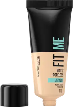 Maybelline New York  Fit Me Matte & Poreless 110 Porcelain -meikkivoide 30ml - 2