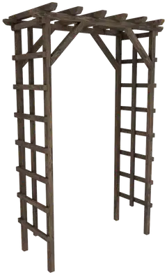 Miljöörakennus puutarhaportti tumman harmaa 210 x 140 x 69 cm - 1