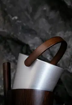 Rento Saunasanko alumiini tumma bambu - 9