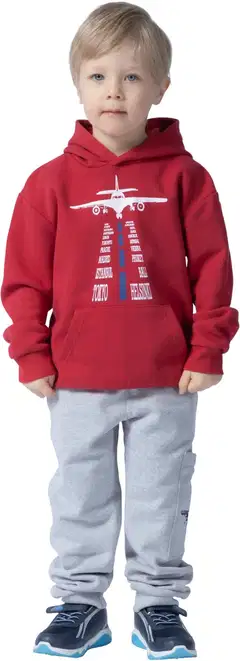 Ciraf lasten huppari plane 25pc261115 - 18-1657TCX SALSA - 4