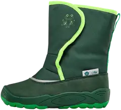 Affenzahn lasten paljasjalkakenkä Snow Boot Vegan Freezy - Frog - 4