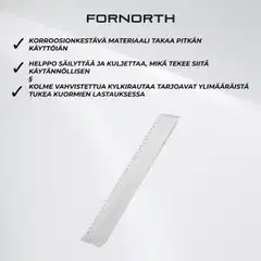 Fornorth ajoramppi 162x25x6 cm 200kg - 4