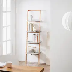 SoBuy seinähylly vaalea tammi HSTR02-K-HG - 1