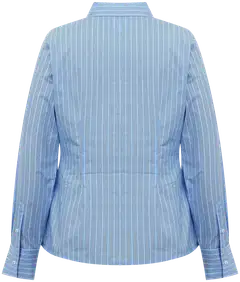 WKLY. naisten raidallinen kauluspusero 218W312664 - Blue - 2