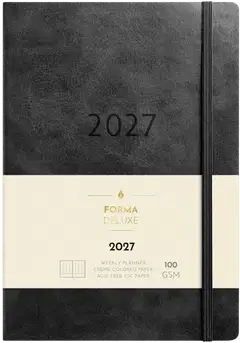 Burde Kalenteri 2027 Business Forma Deluxe musta - 1