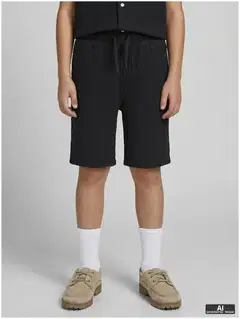 JJ Rebel lasten shortsit - BLACK - 5