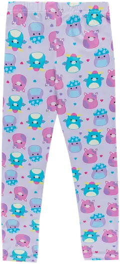 Squishmallows lasten leggingsit A9-0067 - Lilac - 2