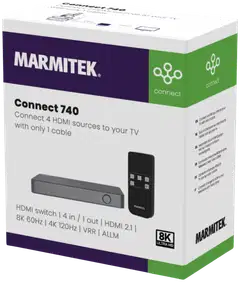 Marmitek HDMI-kytkin Connect 740 8K HDMI-kytkin - 9
