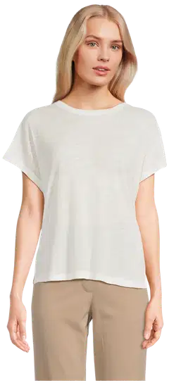 London Fog naisten trikoopusero pellavasekoitetta 213L261705 - Cloud dancer - 1