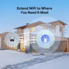 Mercusys ME80X AX3000 Dual-band -WiFi6 -kantamalaajennin - 5