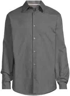 London Fog miesten kauluspaita miniruutu 194L292603 - Chargoal - 2