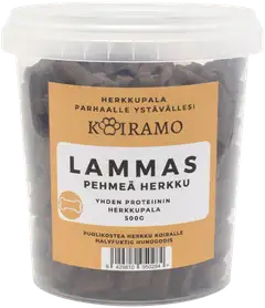 Koiramo Pehmeä herkku LAMMAS, puolikostea koiranherkku 500g - 1