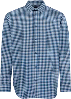 House miesten kauluspaita pikkuruutu 194H282510 - Blue small check - 1